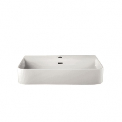Lux Above Counter Basin 550 x 400mm Ceramic White