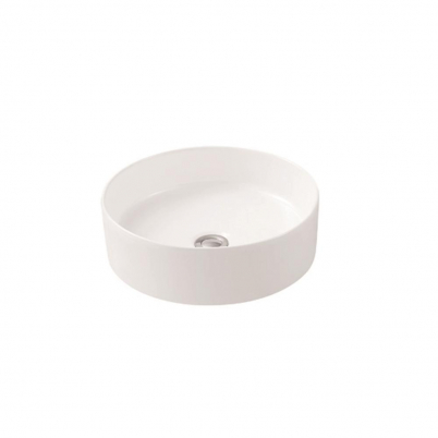 Trend Above Counter Basin Round 400mm Ceramic Gloss White