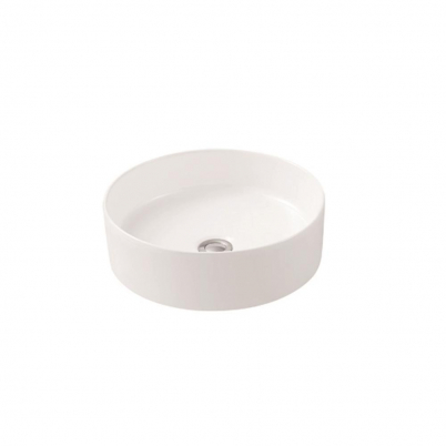 Trend Above Counter Basin Round 400mm Ceramic Matte White