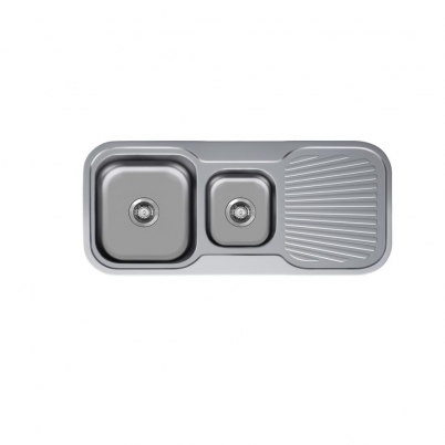 Neko Paris Sink 1120x500mm 1+3/4 Bowl NTH Satin SS