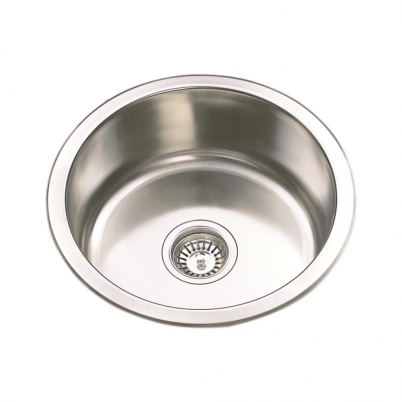 Neko Space Sink 430mm Round Bowl Satin SS