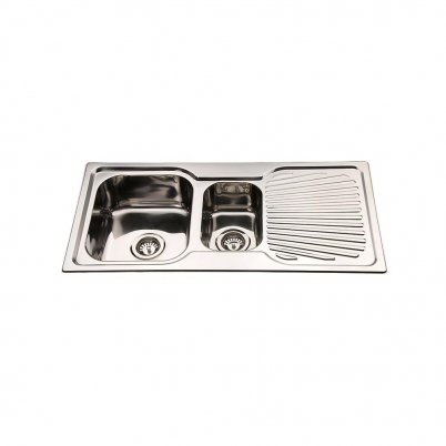 Neko Cruze Sink 980x480mm 1+1/2 Bowl NTH Satin SS