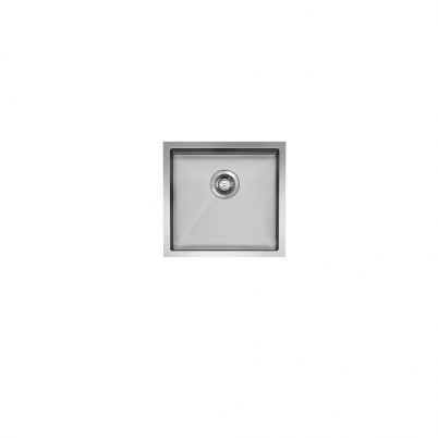 Neko Locus Undermount or Overmount Square Sink 450x450mm Satin SS