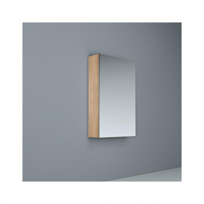 Crave Mirror Door Shaving Cabinet 450 x 700mm with Soft Close Hinges Elegant Oak