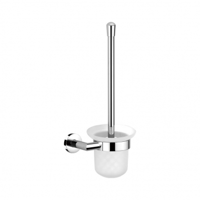 Hue Toilet Brush Holder Chrome