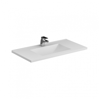 Polymarble Top Only Matte White to Suit 900mm Neko Vanity 1TH