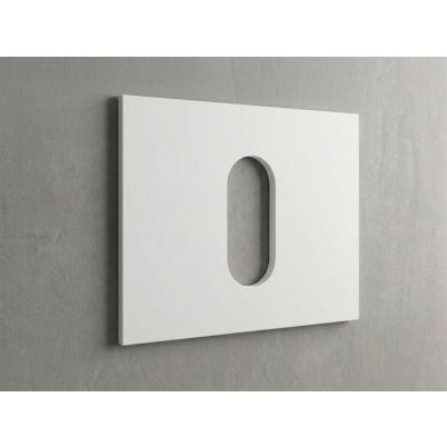 Polymarble Matte White 600mm Top Only w/ Cut-out to Suit Trend-Cue-Bliss-Lux-Hue Basin