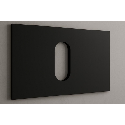 Polymarble Matte Black 750mm Top Only w/ Cut-out to Suit Trend-Cue-Bliss-Lux-Hue Basin