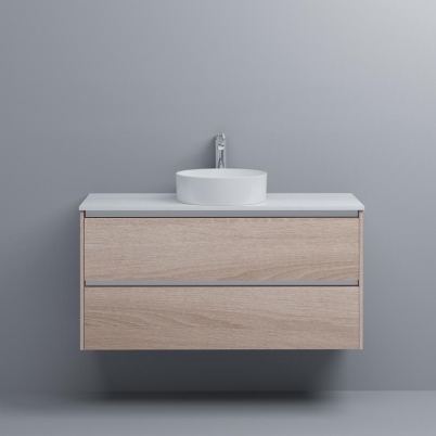 Polymarble Matte White 1200mm Top Only w/ Cut-out to Suit Trend-Cue-Bliss-Lux-Hue Basin