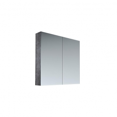 Wentworth Mirror Door Shaving Cabinet 750 x 700mm Dark Colour Scheme