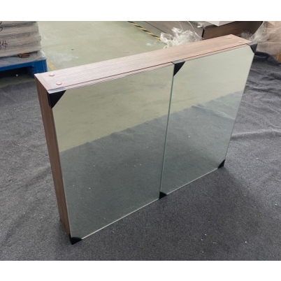 Pacific Suites 900 Mirror Door Shaving Cabinet Dark Scheme 900x700mm