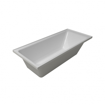 Hue 1525 Rectangle Drop in Acrylic Bath 1525x760x440mm White