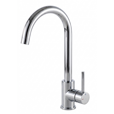Hue Round Gooseneck Sink Mixer Chrome