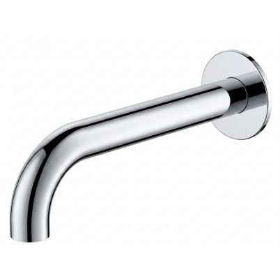 Hue Curved Bath Spout Chrome