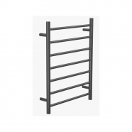 Trend Heated Towel Rail 800x600x112mm Gun Metal S/Steel R/H Power Outlet