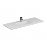 Polymarble Top Only Matte White to Suit 1200mm Neko Vanity 1TH