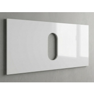 Polymarble Gloss White 900mm Top Only w/ Cut-out to Suit Trend-Cue-Bliss-Lux-Hue Basin