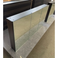 Wentworth Mirror Door Shaving Cabinet 1200 x 700mm Dark Colour Scheme