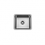 Hue 450 Rectangle Single Bowl Undercounter/Countertop Sink NTH 450x400x200mm S/Steel