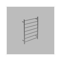 Neko Trend Heated Towel Rail 800x600x112mm Round Polished S/Steel L/H Power Outlet