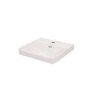 Sync Semi Inset Basin 460 x 415mm Ceramic White