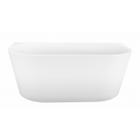 Neko  Evolve 1600 BTW Freestanding Acrylic Bath 1600x800x600mm Matte White 