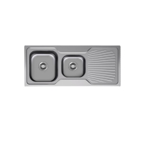 Neko Cruze Sink 1080x480mm 1+3/4 Bowl NTH Satin SS