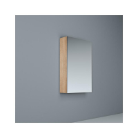 Crave Mirror Door Shaving Cabinet 450 x 700mm with Soft Close Hinges Elegant Oak