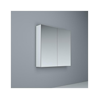 Crave Mirror Door Shaving Cabinet 750 x 700mm with Soft Close Hinges White