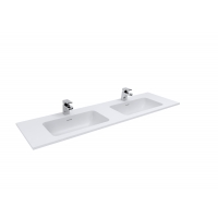 Caststone Top to suit 1500mm Neko/Yushi Vanity Double Bowl 2x1TH Matte White