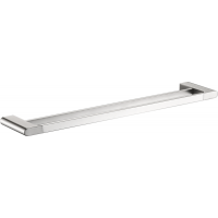 Sync Double Towel Rail 600mm Brushed Nickel