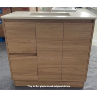 Pacific Suites 900 Vanity+Kick Light Scheme 2-Door 2-L/H Drawers Cabinet with Polymarble top