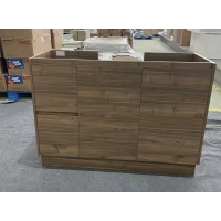Pacific Suites 1200 Vanity+Kick Dark Scheme 2-Door 2-L/H Drawers Cabinet with Polymarble Top