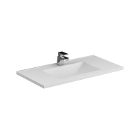 Polymarble Top Only Gloss White to Suit 900mm Neko Vanity 1TH