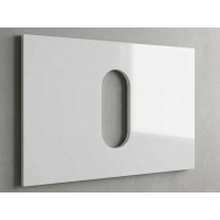 Polymarble Gloss White 750mm Top Only w/ Cut-out to Suit Trend-Cue-Bliss-Lux-Hue Basin