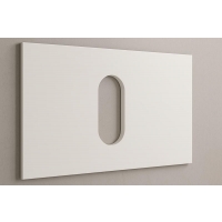 Polymarble Matte White 750mm Top Only w/ Cut-out to Suit Trend-Cue-Bliss-Lux-Hue Basin