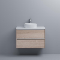 Polymarble Matte White 900mm Top Only w/ Cut-out to Suit Trend-Cue-Bliss-Lux-Hue Basin