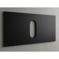 Polymarble Matte Black 900mm Top Only w/ Cut-out to Suit Trend-Cue-Bliss-Lux-Hue Basin