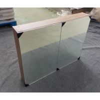Pacific Suites 900 Mirror Door Shaving Cabinet Dark Scheme 900x700mm