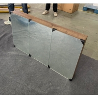 Pacific Suites 1200 Mirror Door Shaving Cabinet Dark Scheme 1200x700mm