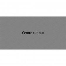 Berlin Grey Quartz Top with Centre Cut-out - +$259.00