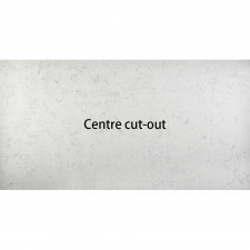 White Cliffs Quartz Top with Centre Cut-out - +$279.00 White Cliffs Quartz Top with Centre Cut-out - +$279.00